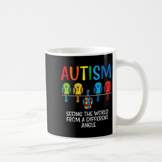 Caneca De Café Vendo o Mundo de um Ângulo Diferente Conscientizaç (Direita)