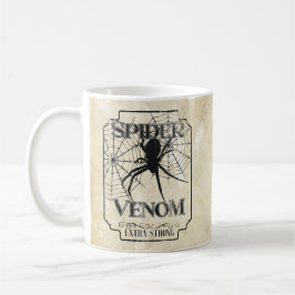 Caneca De Café Veneno-aranha - Humor Gótico Escuro