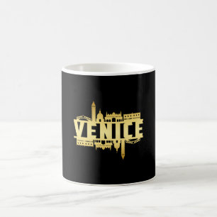 Caneca De Café Veneza Itália Cidade Skyline Cityscape Funny Gift