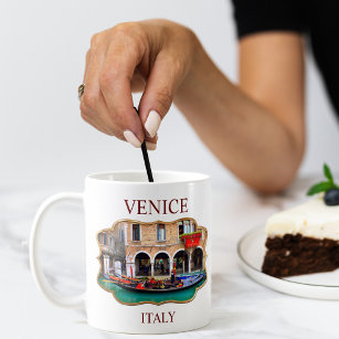 Caneca De Café Veneza, Itália (IT) - Gondolier Coffee Mug