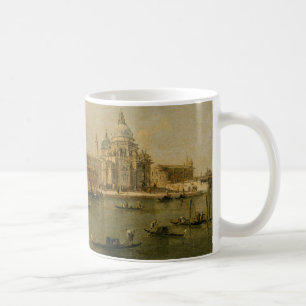 Caneca De Café Veneza saudação do della de Dogana e de Santa