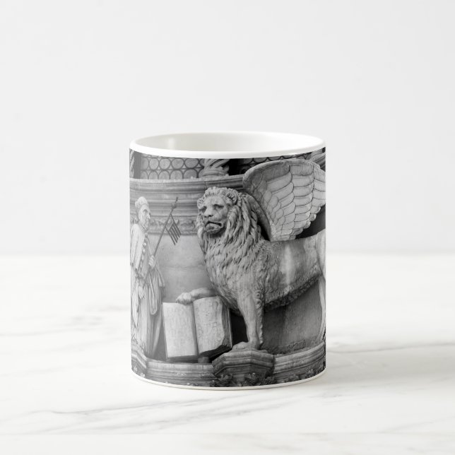 CANECA DE CAFÉ VENEZA VOOU O LEÃO B/W (Centro)