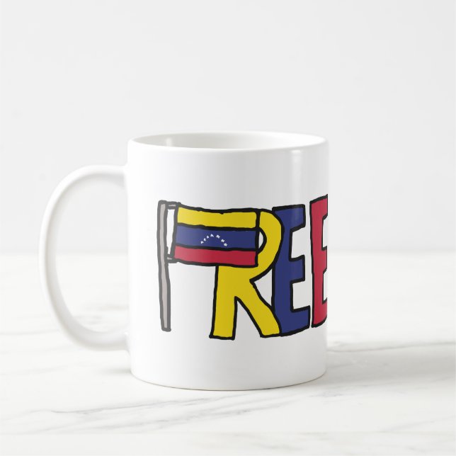 Caneca De Café Venezuela livre (Esquerda)