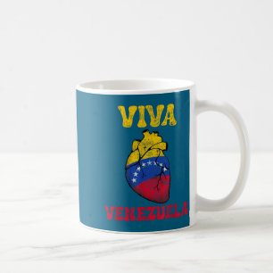Caneca De Café Venezuela Livre 2026 Bandeira do Coração da Venezu