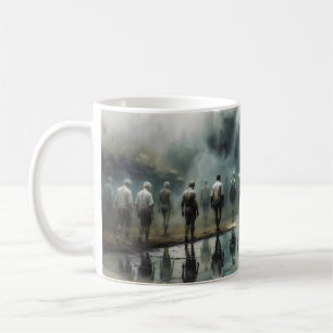 Caneca De Café Venha Como Você É Poster de Arte Reflexo Nebuloso