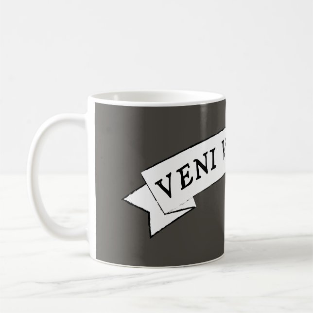 Caneca De Café VENI VIDI VICI - Eu vim eu vi eu venci (Esquerda)
