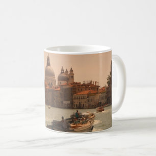 Caneca De Café Venice Itália Grande Canal Vintage