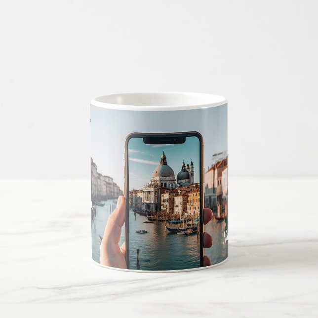 Caneca De Café Venice's Timeless Canals: Mug for Travel Lovers (Centro)
