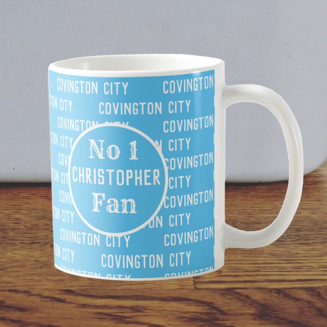 Caneca De Café Ventilador de futebol ou apoiador do Sky Blues (Criador carregado)