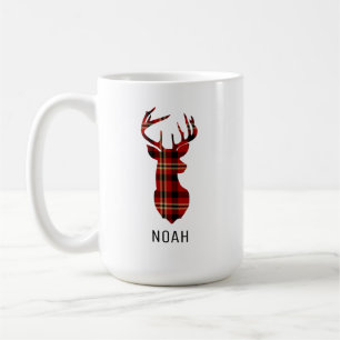 Caneca De Café Ventilador de Xadrez de Lumberjack de Café
