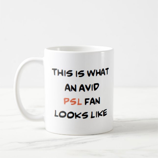 Caneca De Café ventilador psl, avid (Esquerda)