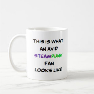 Caneca De Café ventilador steampunk, ávido