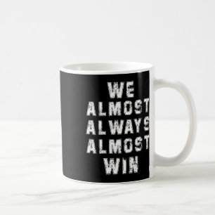 Caneca De Café Ventiladores De Futebol Amam Retrô Engraçado Quase