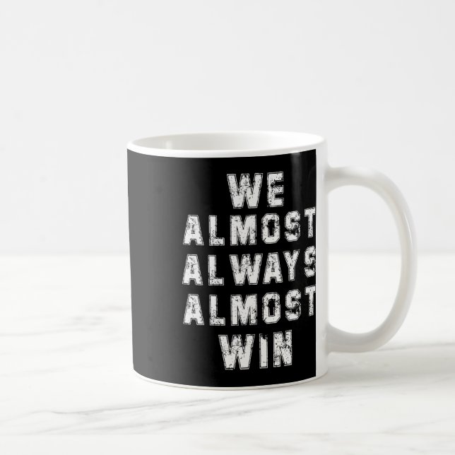 Caneca De Café Ventiladores De Futebol Amam Retrô Engraçado Quase (Direita)