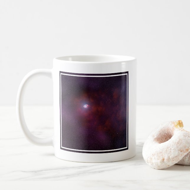 Caneca De Café Vento Pulsar De Uma Estrela De Neutron. (Com Donut)