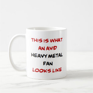 Caneca De Café ventoinha de metal pesado, ávido