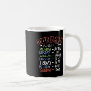 Caneca De Café Ventoinha de Van de Campismo de Aposentadoria Agen