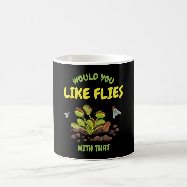 Caneca De Café Venus Flytrap Carnívoro Como Moscas (Centro)