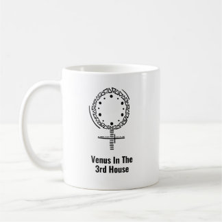 Caneca De Café Vênus na Casa 3 Astrologia Charme