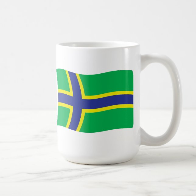 Caneca De Café Vepsians Flag Mug (Direita)