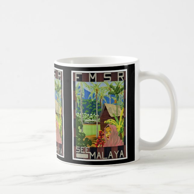Caneca De Café Ver Malásia (Direita)