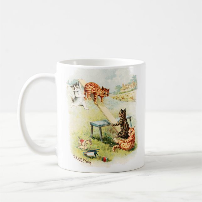Caneca De Café Ver-Saw Cats Louis Wain (Esquerda)