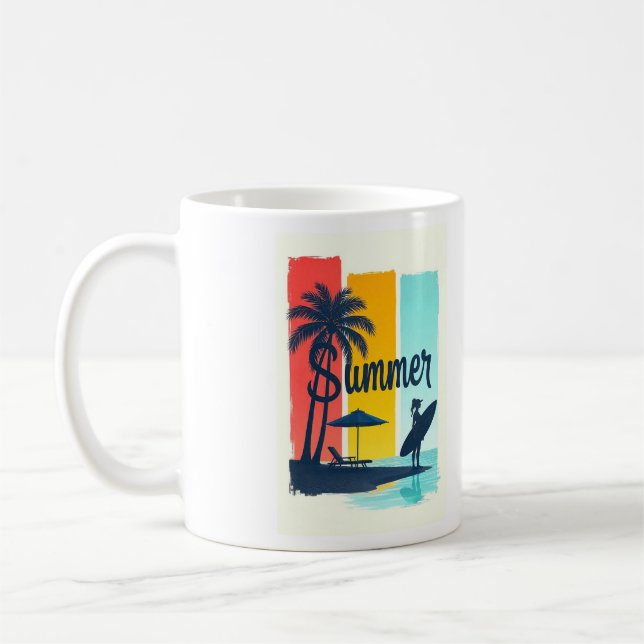 Caneca De Café Verão (Esquerda)