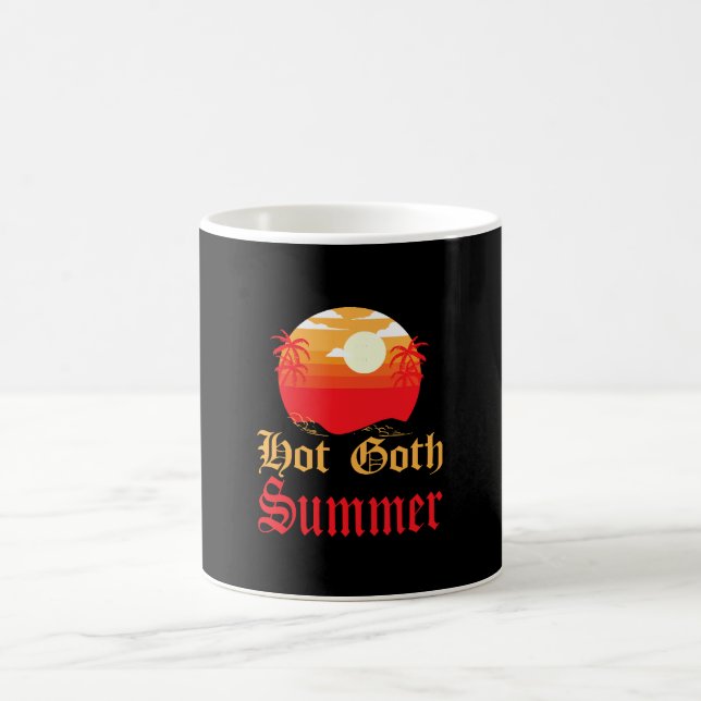 Caneca De Café verão gótico quente (Centro)