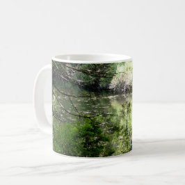 Caneca De Café Verão tardio em Walden Pond