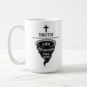 Caneca De Café Verdade sobre mentiras