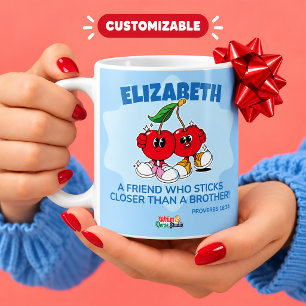 Caneca De Café Verdadeira Amizade – Provérbios 18:24