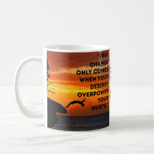 Caneca De Café "Verdadeira mudança"
