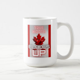 Caneca De Café Verdadeiro Norte - Cotovelos Para Cima
