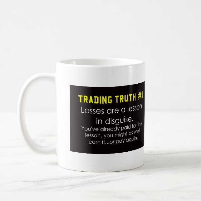 Caneca De Café Verdades comerciais e consultoria sobre perdas (Esquerda)
