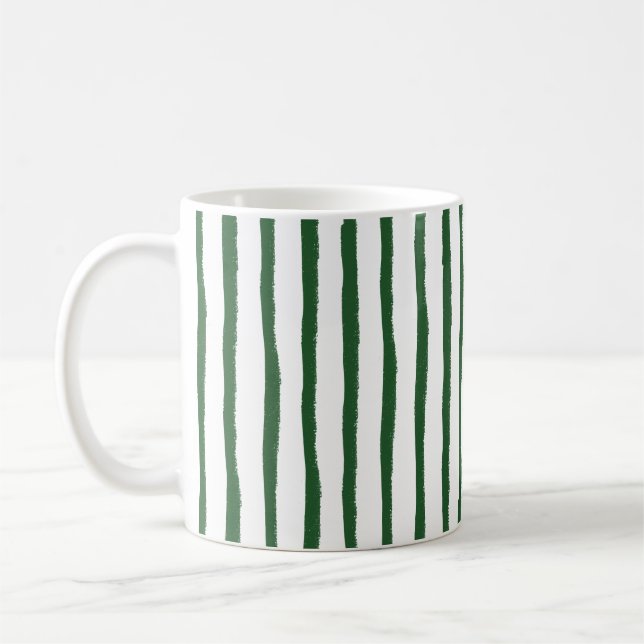 Caneca De Café Verde de faixa mínima (Esquerda)