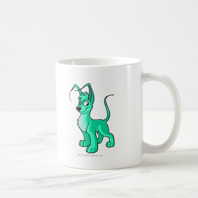 Caneca De Café Verde de Gelert (Direita)