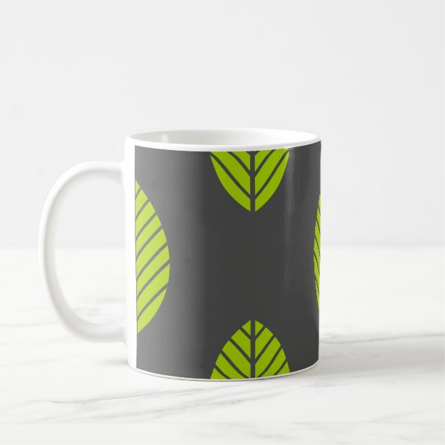 Caneca De Café Verde deixa escuro (Esquerda)