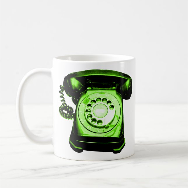 Caneca De Café Verde Hotline (Esquerda)