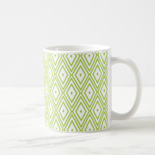 Caneca De Café verde limão e Ouros Brancos