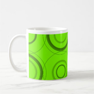 Caneca De Café Verde, Limão Retro-Art Mug