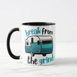 Caneca de Café Verde RV Retro