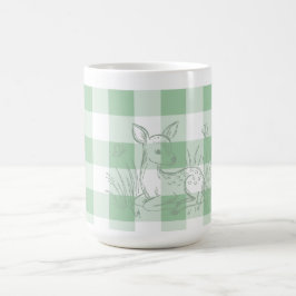Caneca de Café Verde Salvia