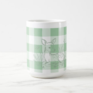 Caneca de Café Verde Salvia