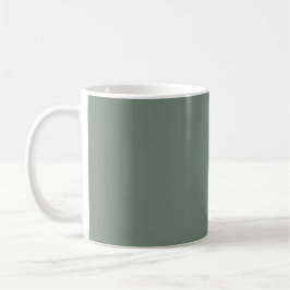 Caneca De Café Verde Salvia Profundo