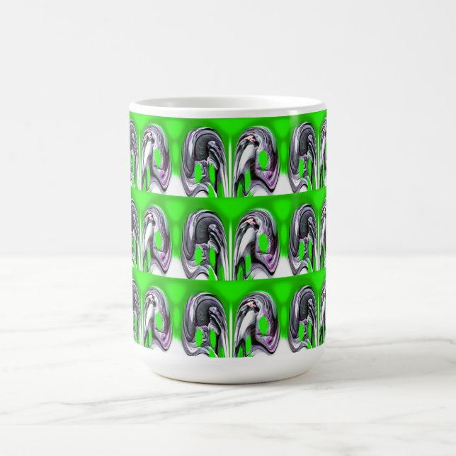 Caneca De Café Verde sortudo (Centro)