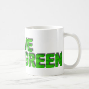 Caneca De Café Verde vivo