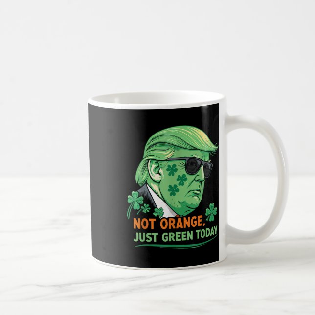 Caneca De Café Verdes É O Novo Laranja (Direita)