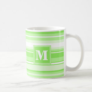 Caneca De Café Verdes limões monogramas