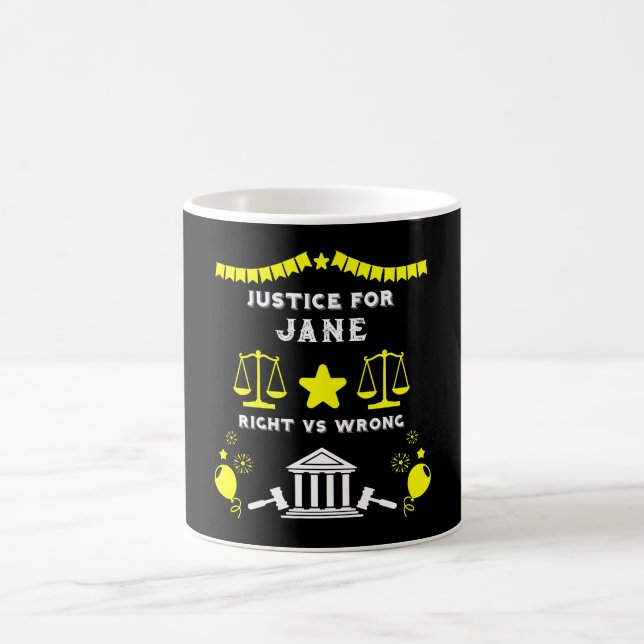 Caneca De Café veredicto do Tribunal parabéns (Centro)