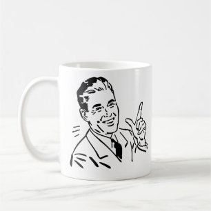 Caneca De Café Verificação do Estímulo do Governo de Vintage
